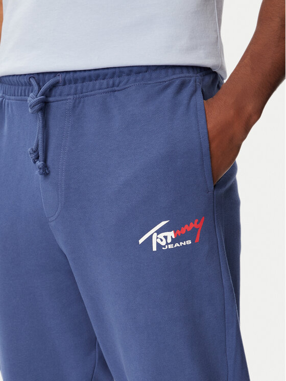 Tommy Jeans Tommy Jeans Долнище анцуг DM0DM23903 Син Regular Fit