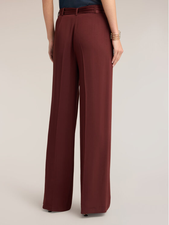 Motivi Motivi Pantaloni di tessuto P255Q004783N022 Marrone Regular Fit