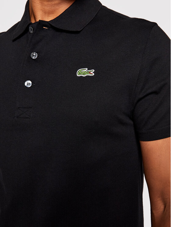Lacoste Lacoste Pólóing YH4801 Fekete Slim Fit