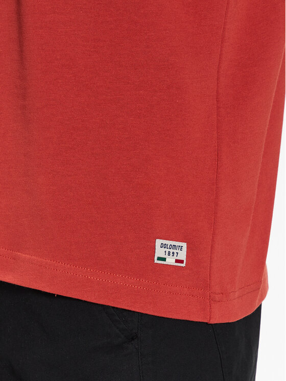 Dolomite Dolomite T-Shirt 296160-1408 Oranžová Regular Fit
