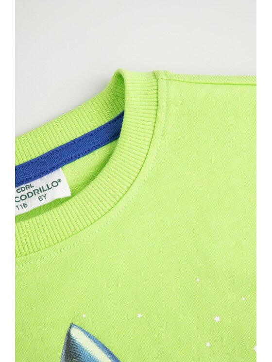 Coccodrillo Coccodrillo Longsleeve ZC6143102GBK-030 Żółty Regular Fit