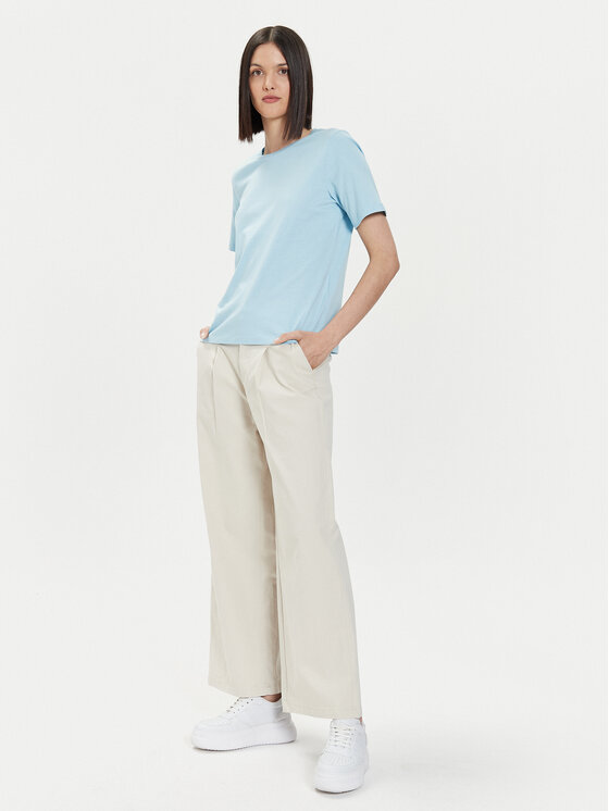 ONLY ONLY Pantaloni di tessuto Stella 15311377 Écru Regular Fit