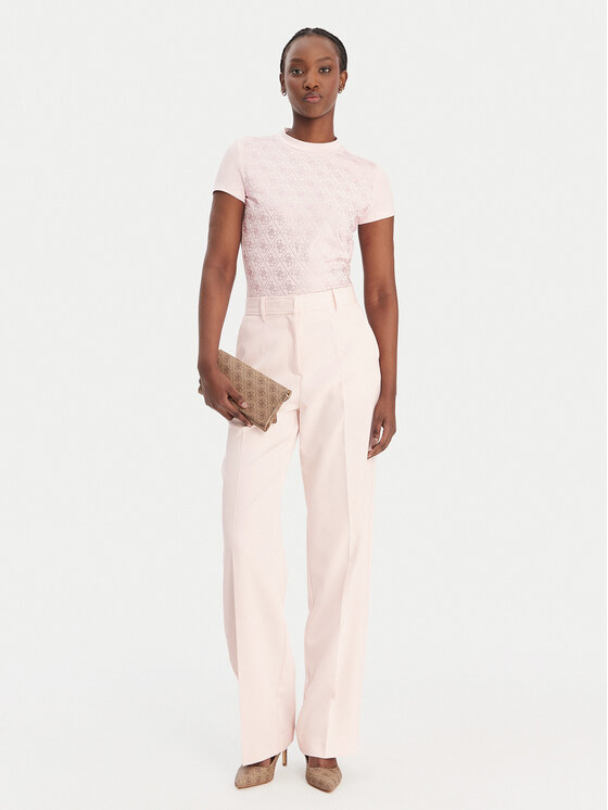 Guess Guess T-shirt W4BI26 J1314 Ružičasta Regular Fit