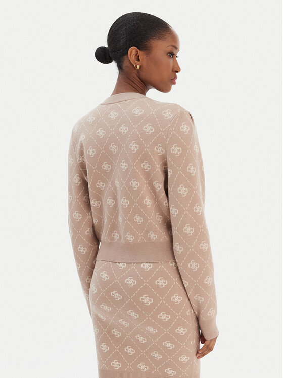 Guess Guess Kardigāns W4BR0D Z3JD2 Bēšs Regular Fit