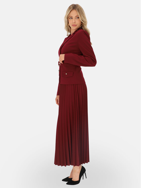 L’AF L’AF Marynarka Lorin Bordowy Regular Fit