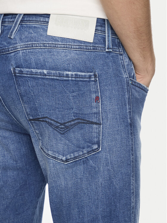 REPLAY Replay Blugi M914N .000.511 758 Albastru Slim Fit