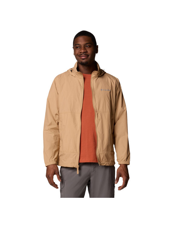 Columbia Columbia Kurtka przejściowa Columbia Loop Basin Windbreaker Jacket Czarny Regular Fit