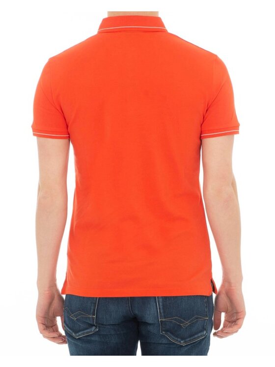 Emporio Armani Emporio Armani Polo 3G1F65 1J46Z Pomarańczowy Slim Fit