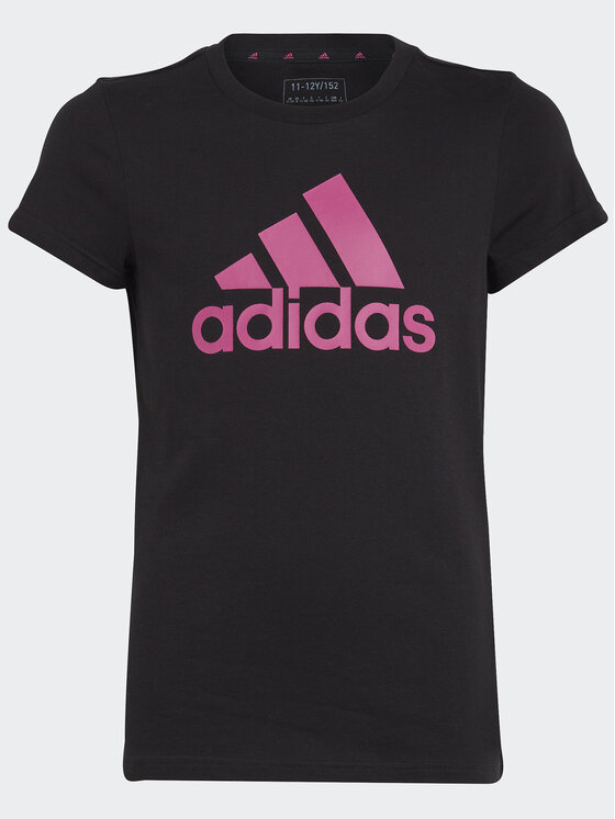 adidas Tricou Essentials Big Logo Cotton T-Shirt IC6122 Negru Slim Fit