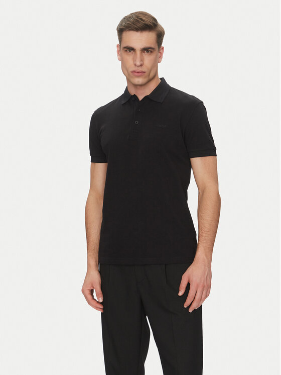 BOSS Tricou polo Paddy 50469055 Negru Regular Fit
