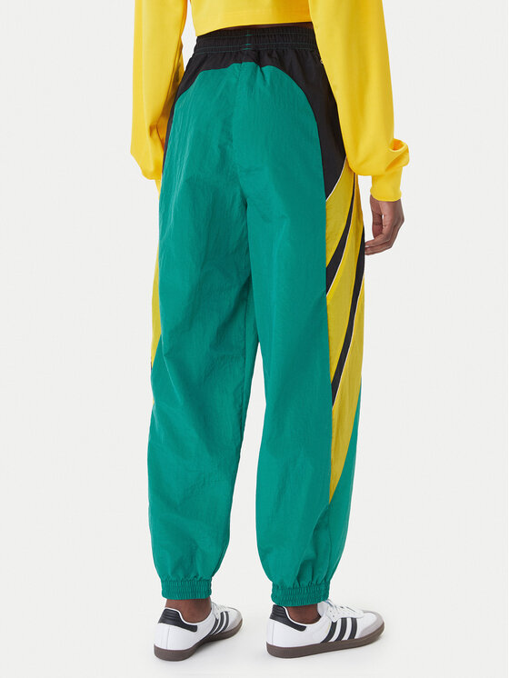 adidas adidas Spodnji del trenirke Sport Santiago KD2971 Zelena Loose Fit