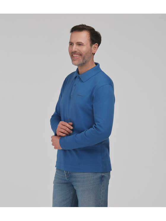 Lee Cooper Lee Cooper Polo MARIO Niebieski Regular Fit