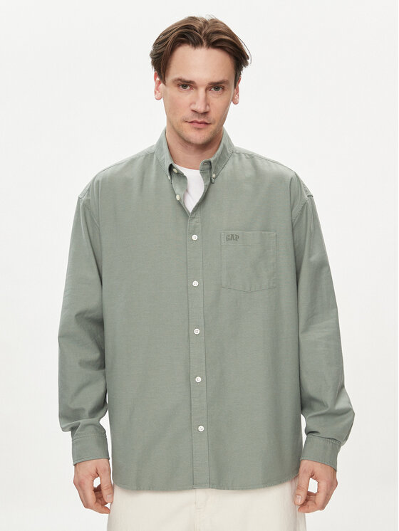 Gap Gap Košulja 887258-03 Siva Regular Fit