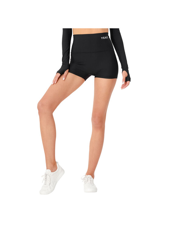 Yeaz Yeaz Szorty sportowe CLUB LEVEL Sportshorts Czarny Slim Fit