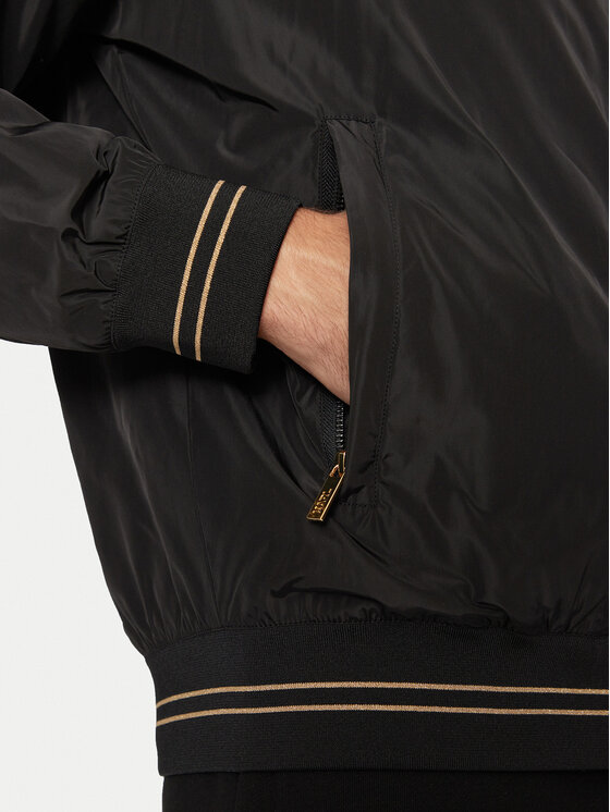 KARL LAGERFELD KARL LAGERFELD Bomber dzseki 505405 551501 Fekete Regular Fit