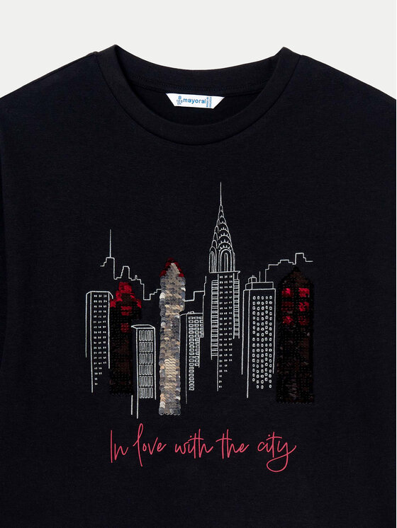 Mayoral Mayoral Bluza 7016 Črna Regular Fit