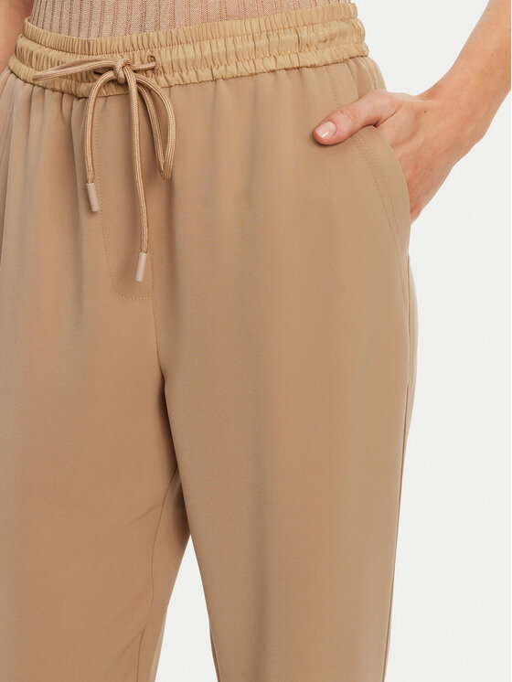 Marella Marella Spodnie dresowe Abitata 2513131045 Beżowy Regular Fit