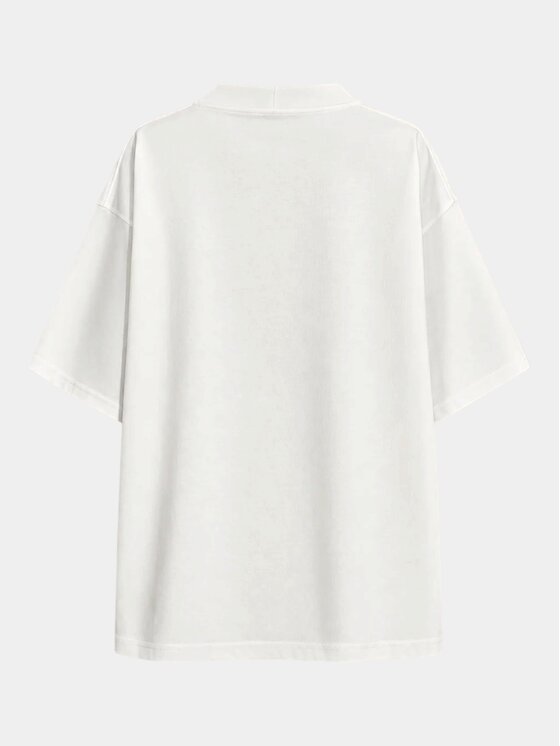MADE BY SOCIETY MADE BY SOCIETY T-Shirt Nima - T27882 Biały Basic Fit