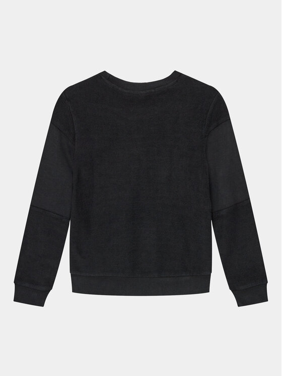 Guess Guess Μπλούζα L3BQ32 KAD73 Μαύρο Relaxed Fit