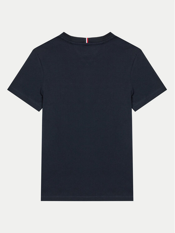 Tommy Hilfiger Tommy Hilfiger T-krekls Colorblock KB0KB09142 Tumši zils Regular Fit