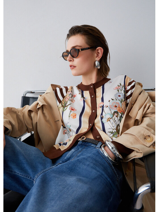 Liu Jo Liu Jo Cardigan WA6384MS49IP9245 Marrone Regular Fit