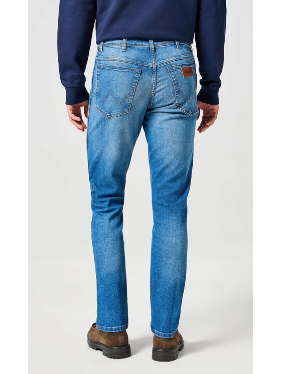 Wrangler Wrangler Jeansy Texas Slim Niebieski Slim Fit
