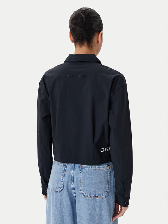 Champion Champion Demisezoninė striukė 117976 Juoda Regular Fit