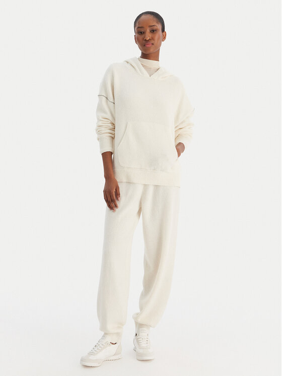 Calvin Klein Underwear Calvin Klein Underwear Jogginghose LV00QS7569 Écru Regular Fit