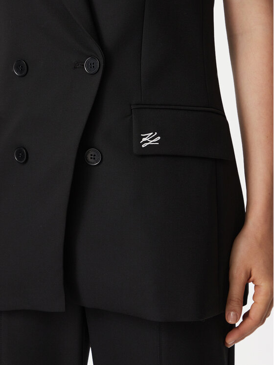 KARL LAGERFELD KARL LAGERFELD Vesta B3W14028 Černá Relaxed Fit