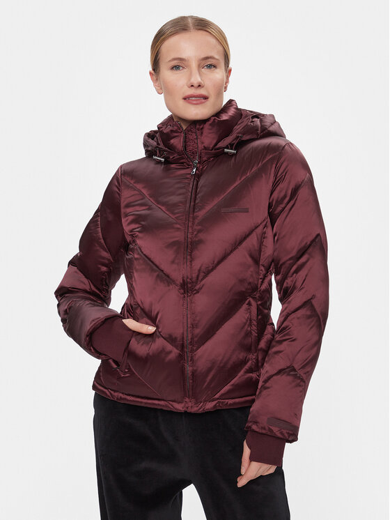 Calvin Klein Prechodná bunda K20K207068 Bordová Slim Fit