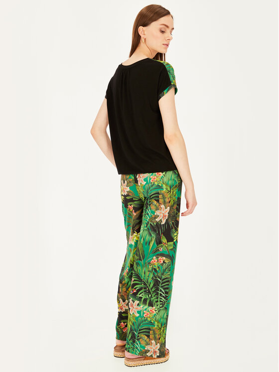 L’AF L’AF Spodnie damskie Limona Czarny Regular Fit
