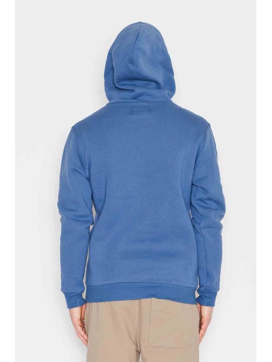 FIGL FIGL Mikina V014 Modrá Regular Fit