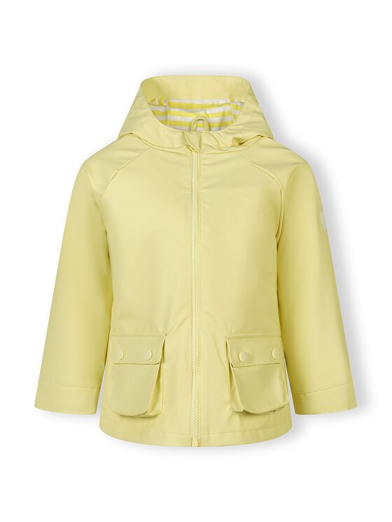 minoti minoti Kurtka przeciwdeszczowa 30COAT104 Żółty Regular Fit
