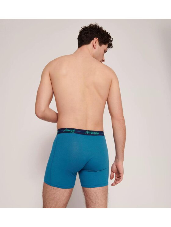 Triumph Triumph Bokserki sloggi men Start Short C2P box Niebieski Slim Fit