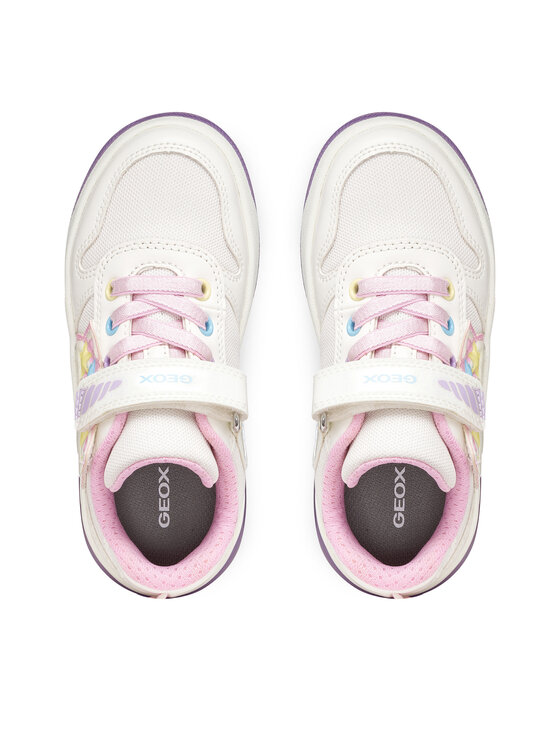 Geox Geox Sneakersy J Sketlite Girl J65NWB 0EWBC C0406 S Biały