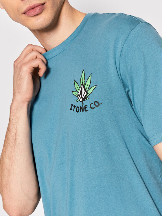 Volcom Volcom T-särk Kind Shine A5012207 Sinine Classic Fit