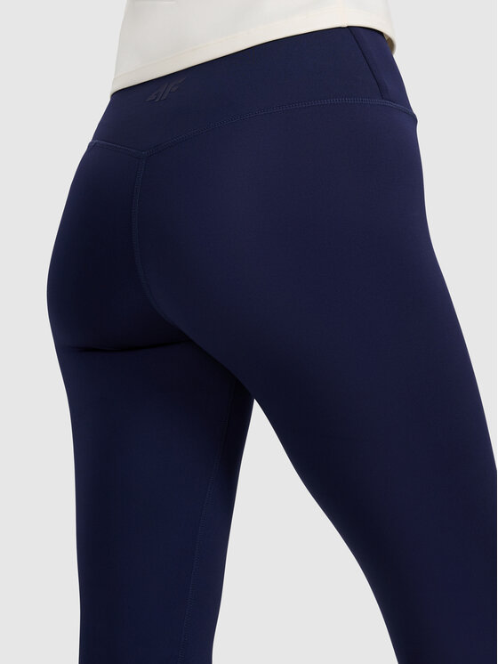 4F 4F Legginsy MULTI ACTIVE Granatowy Slim Fit