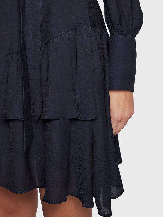 Morgan Morgan Kleid für den Alltag 222-RNOMAD Dunkelblau Regular Fit