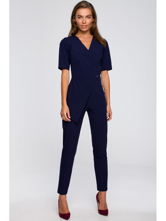 Stylove Stylove Jumpsuit S241 Blu scuro Regular Fit