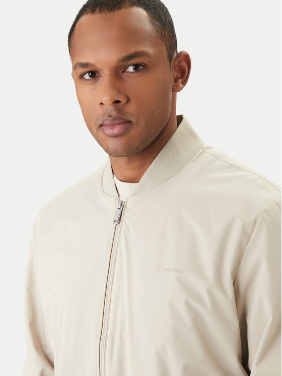Calvin Klein Calvin Klein Bomber stila jaka LV040FM512 Bēšs Regular Fit