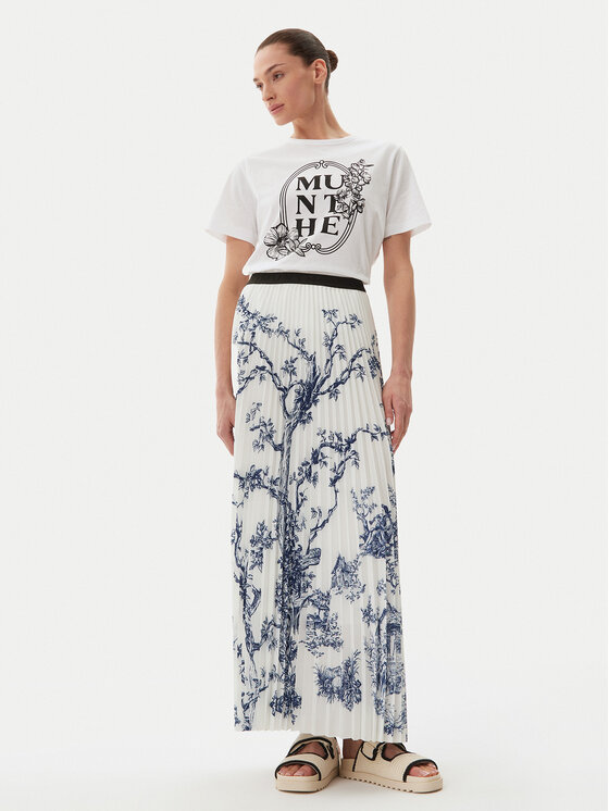 Munthe Munthe Plisseeseelik Taulla 251121025123 Sinine Regular Fit