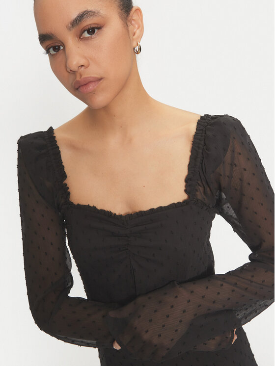 ROTATE ROTATE Coctailkleid Savy 113104100 Schwarz Regular Fit