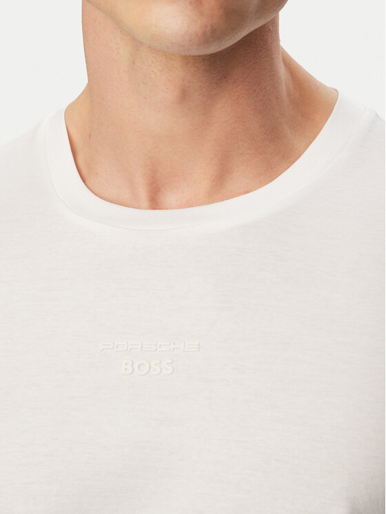 BOSS BOSS T-shirt TS_PS Spirit70 Car 50561856 Bijela Regular Fit