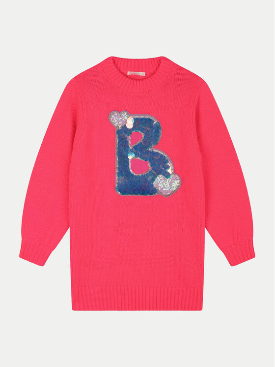 Billieblush Billieblush Rochie tricotată U20521 Roz Regular Fit