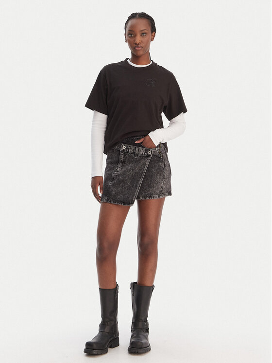 HUGO HUGO Mini sijonas Galaxy 50559270 Juoda