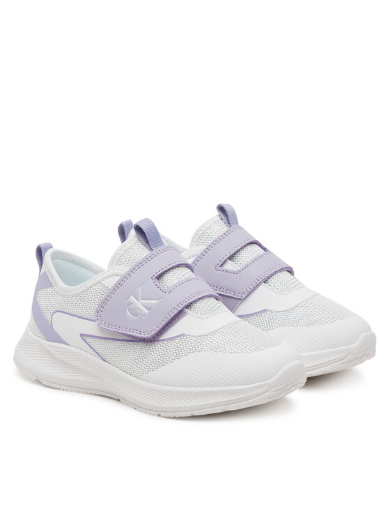 Calvin Klein Jeans Calvin Klein Jeans Laisvalaikio batai Low Cut Velcro V1A9-82026-1697X S Balta