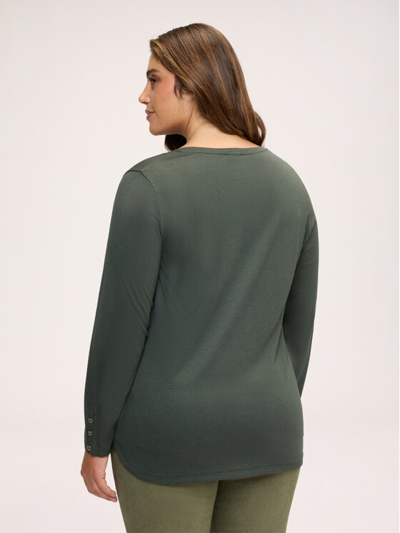 Fiorella Rubino Fiorella Rubino T-shirt G0CSL009263N035 Verde Regular Fit