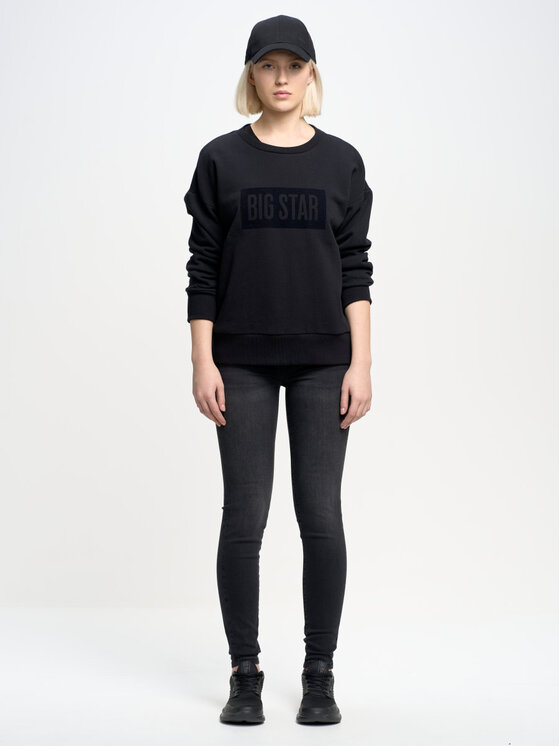 BIG STAR BIG STAR Jeansy melinda_high_waist_895 Czarny Curvy Fit