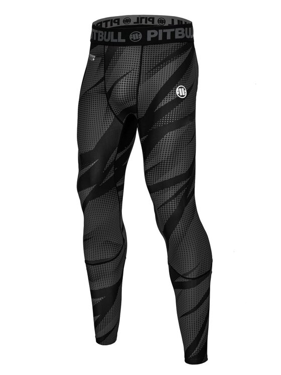 PITBULL PITBULL Legginsy Legginsy sportowe Dot Camo II S Szary Regular Fit