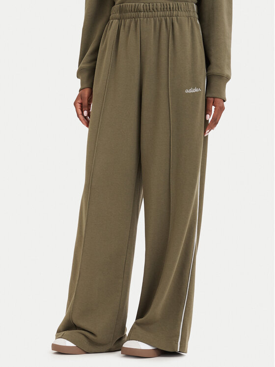 adidas adidas Jogginghose Seasonal Essentials Colorpop KV6864 Dunkelgrün Wide Fit